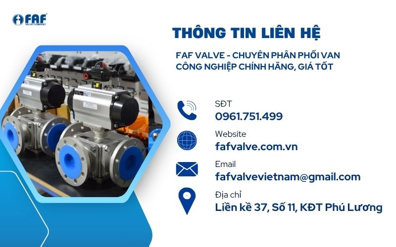 van 3 ngã khí nén sẵn hàng tại faf valve