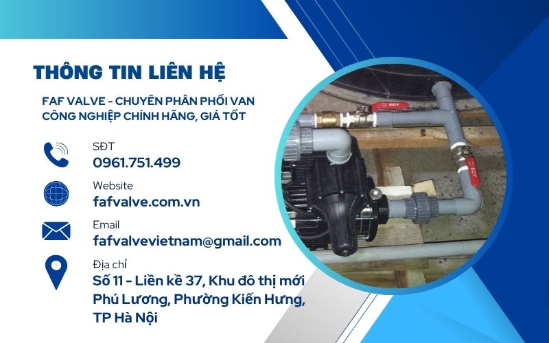van bi đồng tay gạt dn15 chính hãng tại faf valve