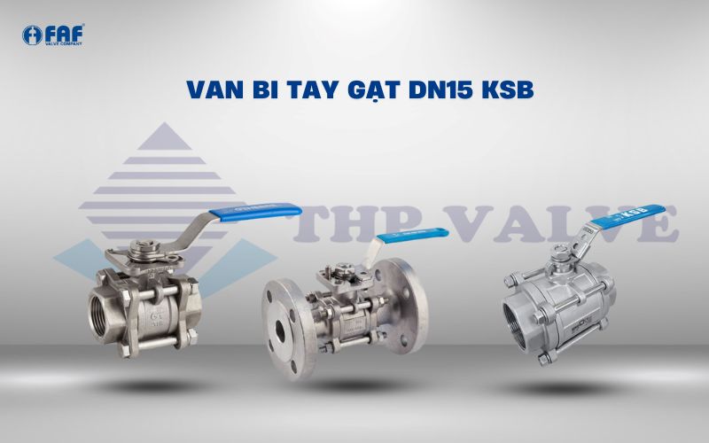 van bi tay gạt dn15 thương hiệu ksb