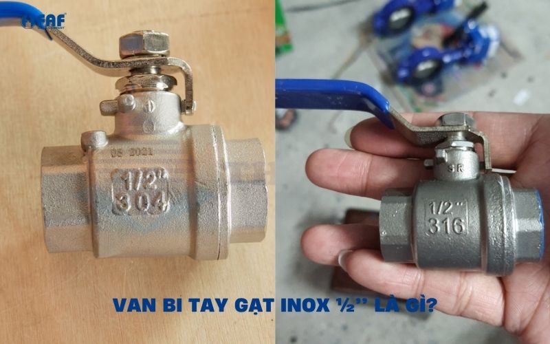 van bi tay gạt inox 1/2 là gì