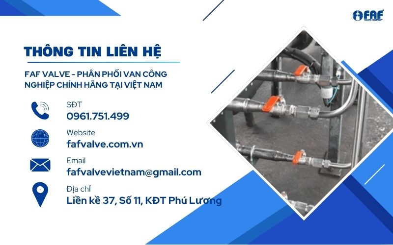 địa chỉ mua van bi dn25 tại faf valve