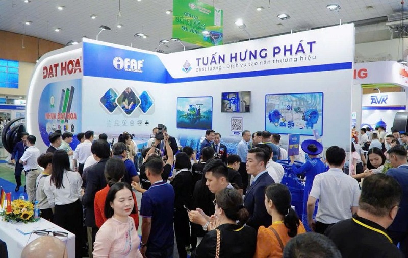 Tuấn Hưng Phát là gian hàng tâm điểm, thu hút lượng khách tham quan lớn