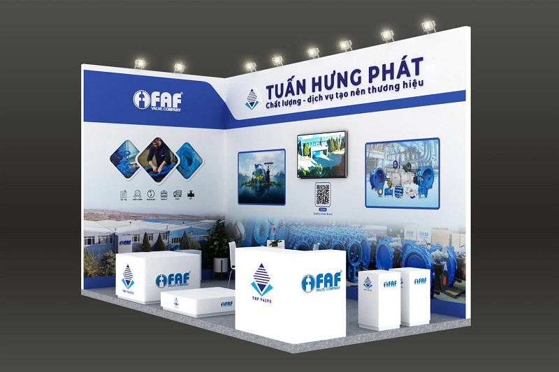 gian hàng tuấn hưng phát tại vietnam water week 2025