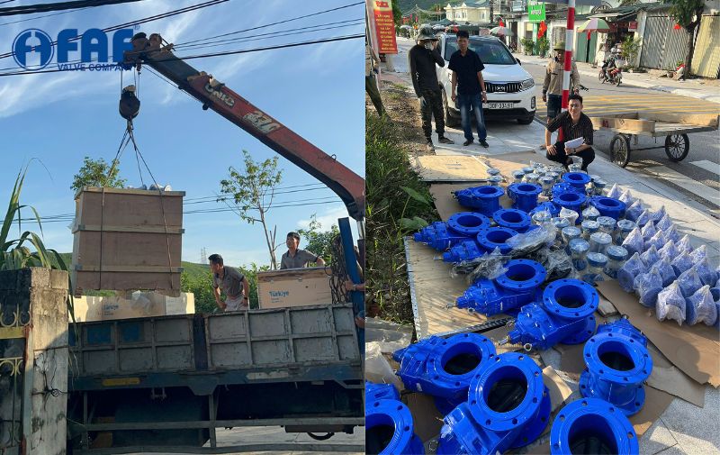 cung cấp van công nghiệp faf đợt 2 cho nhà máy nước sạch hạ long