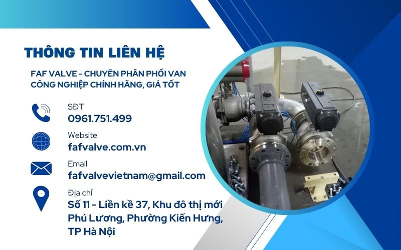 faf valve cung cấp van bi dn100 chính hãng