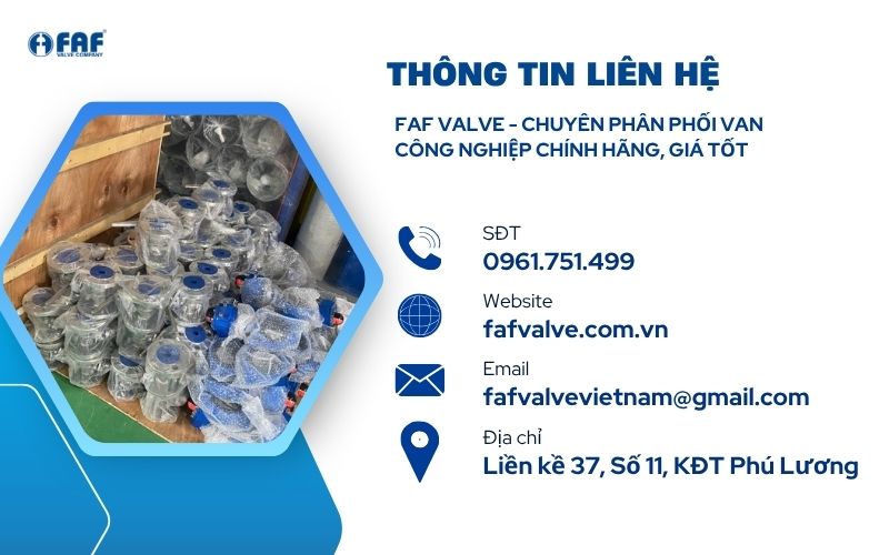 mua van bi dn65 chính hãng tại faf valve