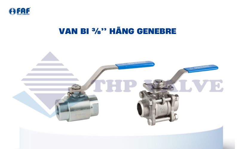 van bi 3/8 hãng genebre