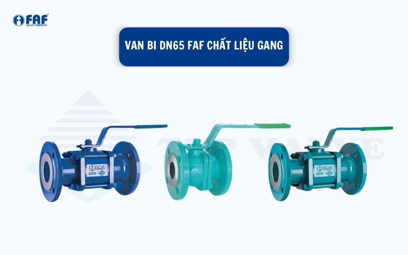 van bi dn65 faf chất liệu gang