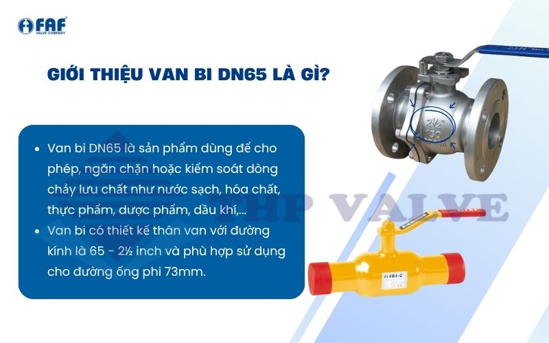 van bi dn65 là gì