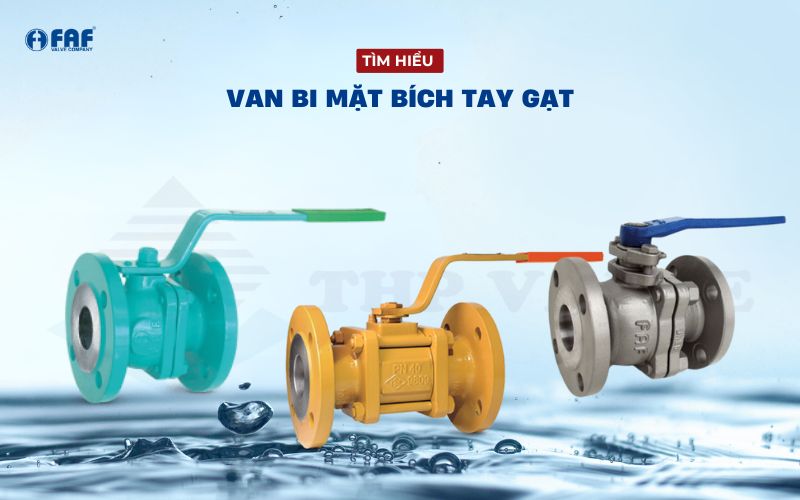van bi mặt bích tay gạt