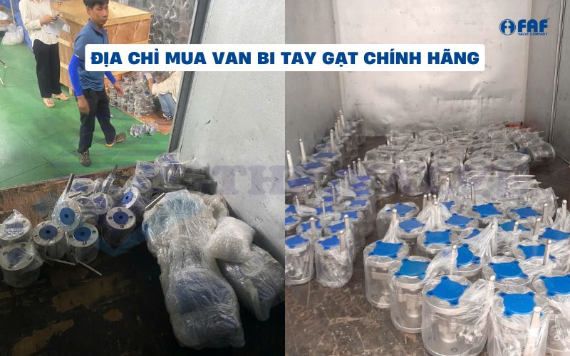 địa chỉ mua van bi tay gạt