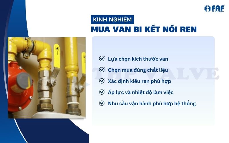 hướng dẫn mua van bi ren