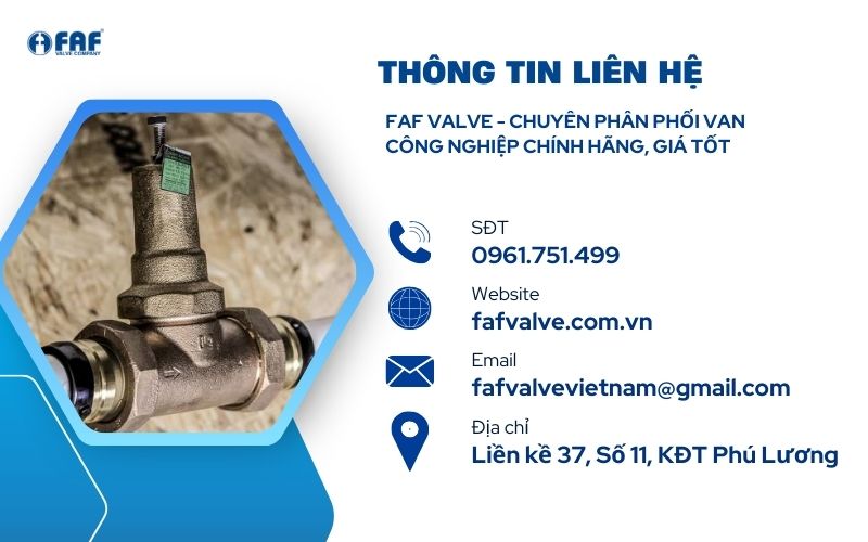 địa chỉ mua van giảm áp chính hãng