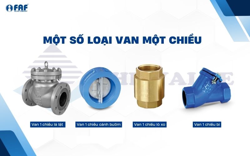 các loại van một chiều