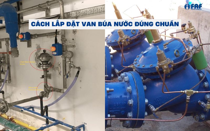 cách lắp đặt van búa nước