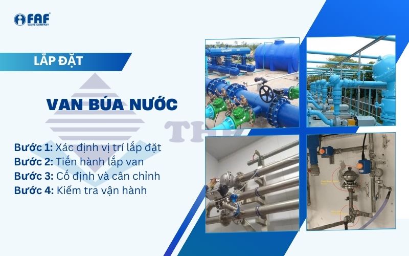hướng dẫn cách lắp đặt van búa nước