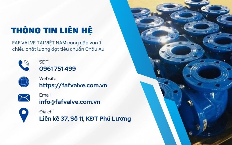 mua van 1 chiều nước tốt tại faf valve