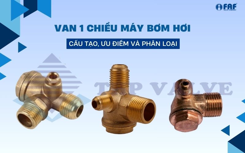 van 1 chiều cho máy bơm hơi