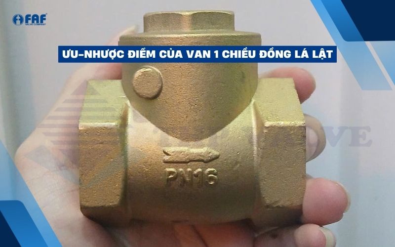 ưu nhược điểm van 1 chiều đồng lá lật