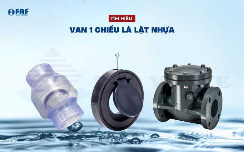 van 1 chiều lá lật nhựa