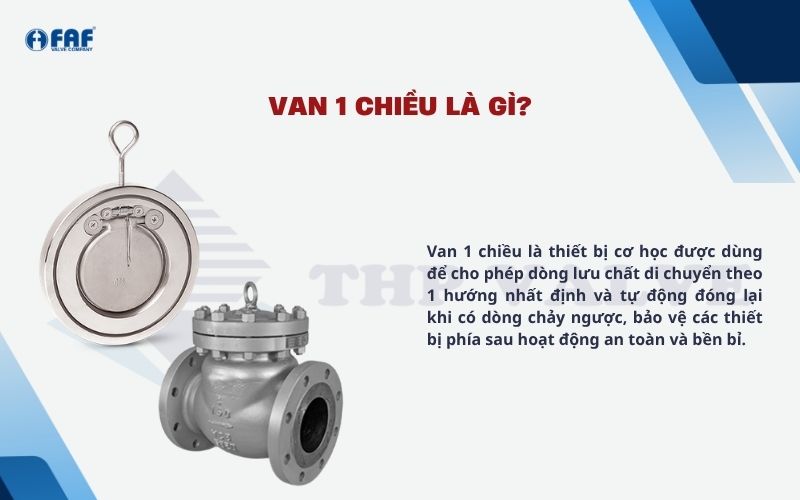 giới thiệu van 1 chiều là gì