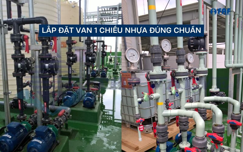hướng dẫn cách lắp đặt van 1 chiều nhựa chuẩn