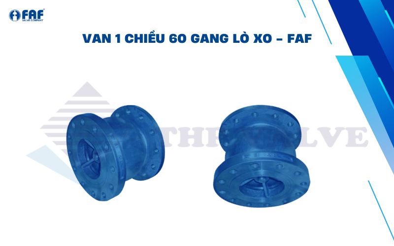 van 1 chiều gang lò xo phi 60 của faf
