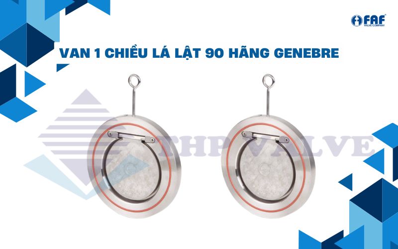 van 1 chiều lá lật phi 90 hãng genebre