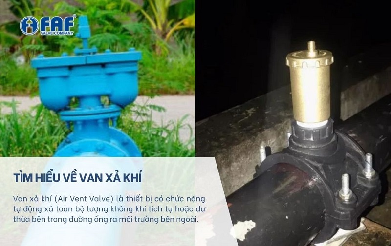 khái niệm van xả khí là gì