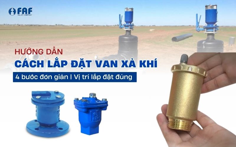 lắp đặt van xả khí