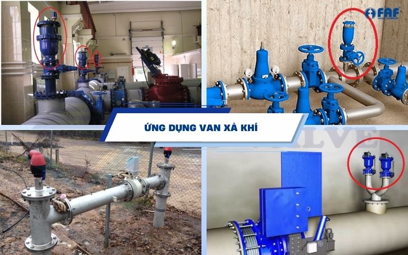 ứng dụng van xả khí