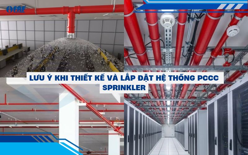 lưu ý khi thiết kế và lắp đặt hệ thống chữa cháy tự động sprinkler