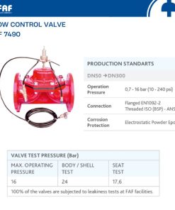 Flow control valve FAF 7490