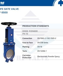 giới thiệu van cổng do faf 6500