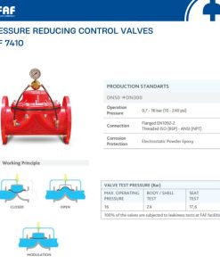 Giới thiệu van giảm áp FAF 7410