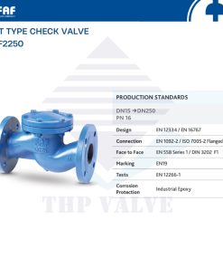 giới thiệu van một chiều chữ ngã faf 2250