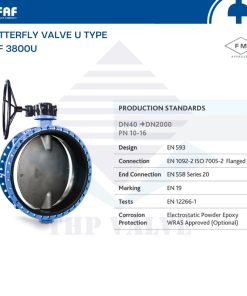 giới thiệu về van bướm đồng tâm hai mặt bích faf 3800u
