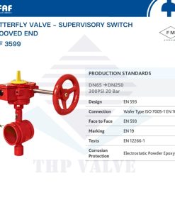 giới thiệu van bướm kèm công tắc giám sát faf 3599