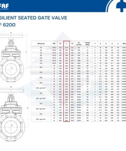 thống ố kỹ thật model van cổng faf 6200