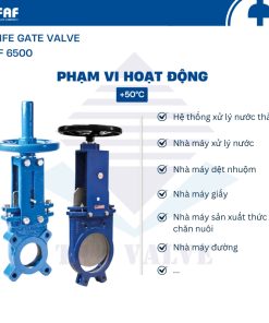 ứng dụng của van cổng dao faf 6500