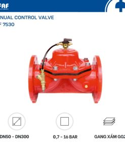 Van điều chỉnh bằng tay FAF 7530