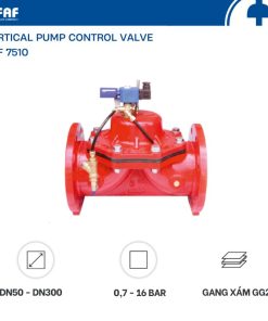 Van điều chỉnh bơm dọc FAF 7510