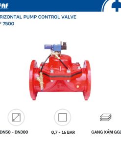 Van điều chỉnh bơm ngang FAF 7500