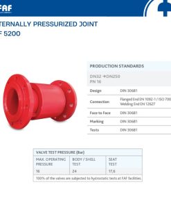 Giới thiệu khớp nối giãn nở điều áp bên ngoài FAF 5200