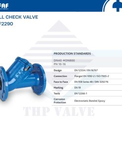 giới thiệu van bi một chiều nối bích faf 2290