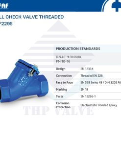 giới thiệu van bi một chiều nối ren faf 2295