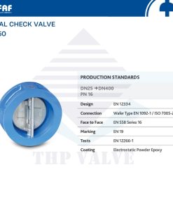 giới thiệu van một chiều cánh bướm faf 2350