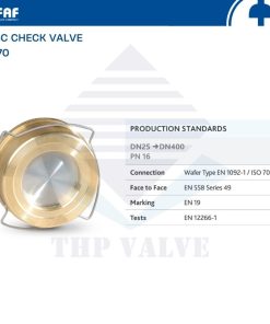 giới thiệu van một chiều đĩa faf 2370