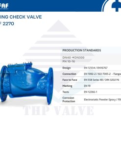 giới thiệu van một chiều lá lật mặt bích faf 2270