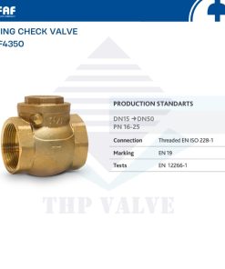 giới thiệu van một chiều lá lật nối ren faf 4350